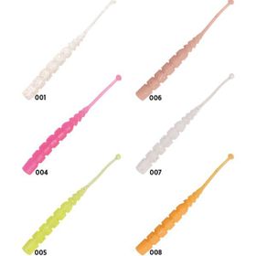 Mustad 004 Aji Worm Plu-Plu 5 cm 15'li Sahte Kurt