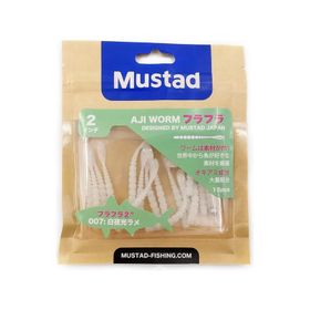 Mustad 005 Aji Worm Fla-Fla 5 cm 15'li Sahte Kurt