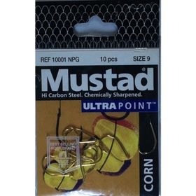 Mustad 10001 NPBN Siyah 10'lu Olta İğnesi