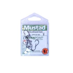 Mustad 10001 NPBN Siyah 10'lu Olta İğnesi