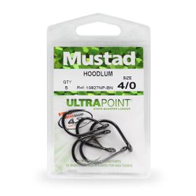 Mustad 10827 NPBN 5 li No:4-0 Metalik Siyah Olta İğnesi