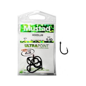 Mustad 10827 NPBN 5 li No:4-0 Metalik Siyah Olta İğnesi