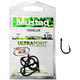 Mustad 10827 NPBN 5'li NO:5-0 Metalik Siyah Olta İğnesi