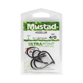 Mustad 10827 NPBN 5'li NO:5-0 Metalik Siyah Olta İğnesi