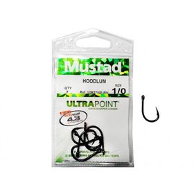 Mustad 10827 NPBN 7'li No:2-0 Metalik Siyah Olta İğnesi