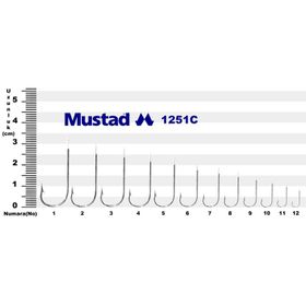 Mustad 1251C No:12 100'lü Olta İğnesi