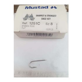 Mustad 1251C No:8 100'lü Olta İğnesi