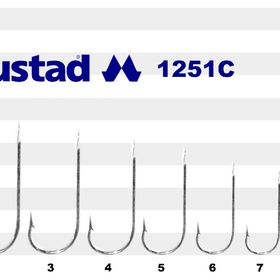 Mustad 1251C No:9 100'lü Olta İğnesi