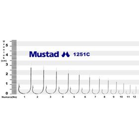 Mustad 1251C No:9 100'lü Olta İğnesi