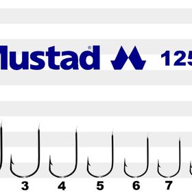 Mustad 1253-A No:2-0 100'lü Paket Olta İğnesi