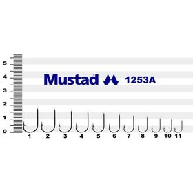 Mustad 1253-A No:4 100'lü Paket Olta İğnesi