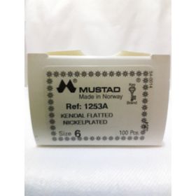 Mustad 1253-A No:6 100'lü Paket Olta İğnesi