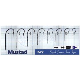 Mustad 1522 10 Koyu Lacivert Olta İğnesi