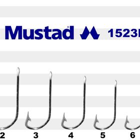 Mustad 1523D No:12 100'lü Paket Olta İğnesi