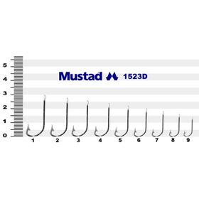 Mustad 1523D No:2 100'lü Paket Olta İğnesi