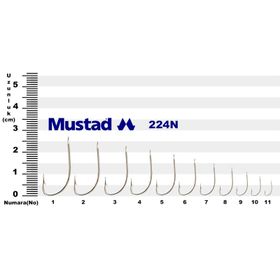 Mustad 224-N No:16 50'li Paket Olta İğnesi