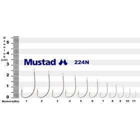 Mustad 224-N No:8 50'li Paket Olta İğnesi