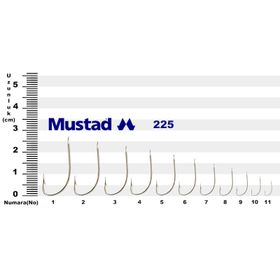 Mustad 225 No:12 50'li Paket İğne