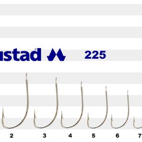 Mustad 225 No:8 50'li Paket İğne