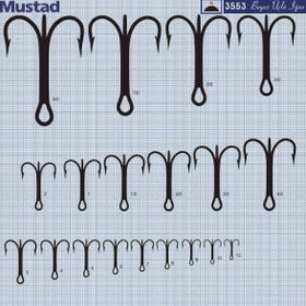 Mustad 3553 50'li Standart No:4 Olta İğnesi