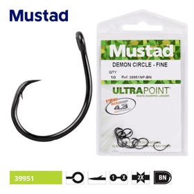 Mustad 39951NP-BN Demon Circle Olta İğnesi