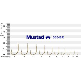 Mustad 505 No:9 10'lu Paket Olta İğnesi