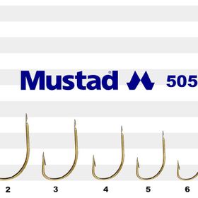 Mustad 505 No:9 10'lu Paket Olta İğnesi
