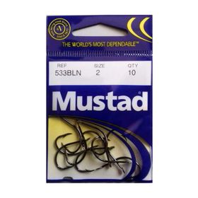 Mustad 533 BLN 2-0 Metalik Siyah 7'li Olta İğnesi