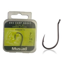 Mustad 60554NP Standart-No:2 - 10'lu Carp XV2 Chodda Special Olta Iğnesi