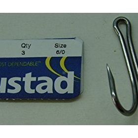 Mustad 7982 HS 3'lü İnox NO:6-0 Olta İğnesi