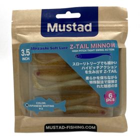 Mustad 90 mm - 6'lı JW Mezashi Z-Tail Minnow Sahte Balığı