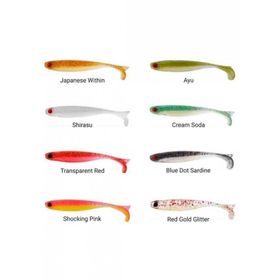 Mustad 90 mm - 6'lı JW Mezashi Z-Tail Minnow Sahte Balığı