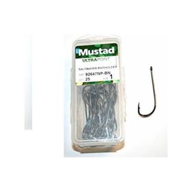 Mustad 92647 NPBN 3-0 Siyah 25'li Olta İğnesi