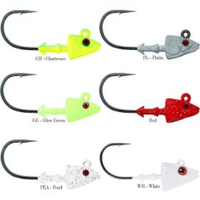 Mustad SD824 CH Chartreuse 10 gr 3'lü 3-0 Shad Jig Head