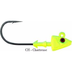 Mustad SD824 CH - Chartreuse - 3.5 gr - 3'lu - 1-0 Shad Jig Head İğne