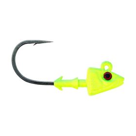 Mustad SD824 CH - Chartreuse - 3.5 gr - 3'lu - 1-0 Shad Jig Head İğne