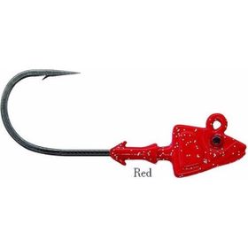Mustad SD840 Red 3.5 gr 3'lü 1-0 Shad Jig Head Sahte Yemi