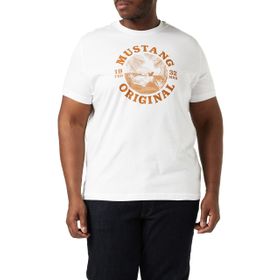 Mustang 1012501-2045 Beyaz Erkek T-Shirt