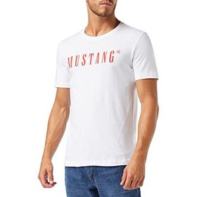 Mustang 1012501-2045 Beyaz Erkek T-Shirt