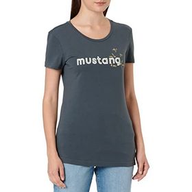 Mustang Alexia C Foilprint Lacivert Kadın T-Shirt