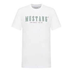 Mustang Austin Parlak Beyaz 2007 Style Erkek T-shirt