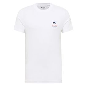 Mustang Austin Parlak Beyaz 2007 Style Erkek T-shirt