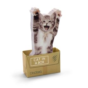 Mustard Cat in a Box Ayraç