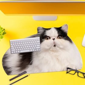 Mustard Fat Cat Mouse Pad