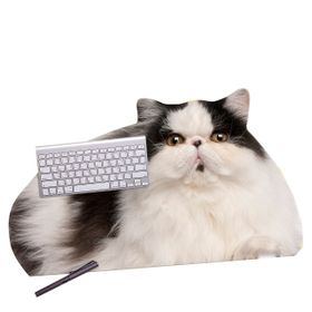 Mustard Fat Cat Mouse Pad