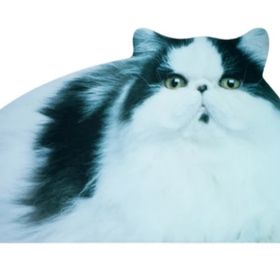 Mustard Fat Cat Siyah Beyaz Mouse Pad