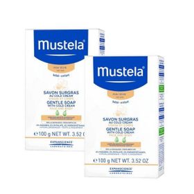 Mustela 2 x 100 gr Gentle Cold Krem İçeren Bebek Sabunu