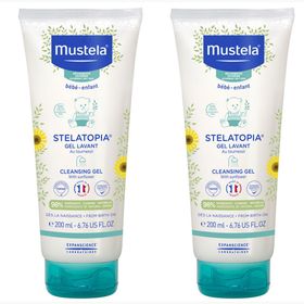 Mustela 200 ml 2 Kutu Stelatopia Cleansing Gel