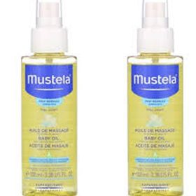 Mustela 2x100 ml Bebek Bakım Masaj Yağı