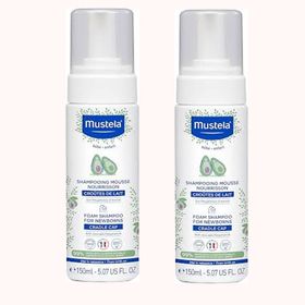 Mustela 2x150 ml Foam Shampoo Yenidoğan Konak Önleyici Köpük Şampuan